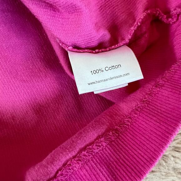 Hanna Andersson Pink Corduroy Sleeveless Embroidered Floral Dress Size: 10 - Picture 8 of 13